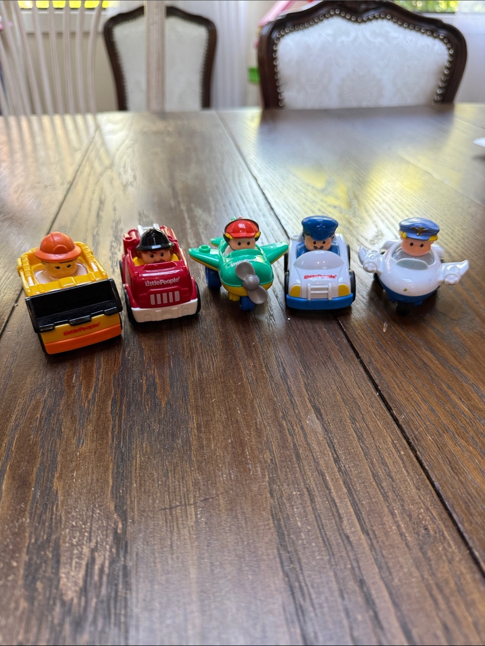Fisher-Price Little People Wheelies Lot of 5. Years 2009-2012. Community helpers